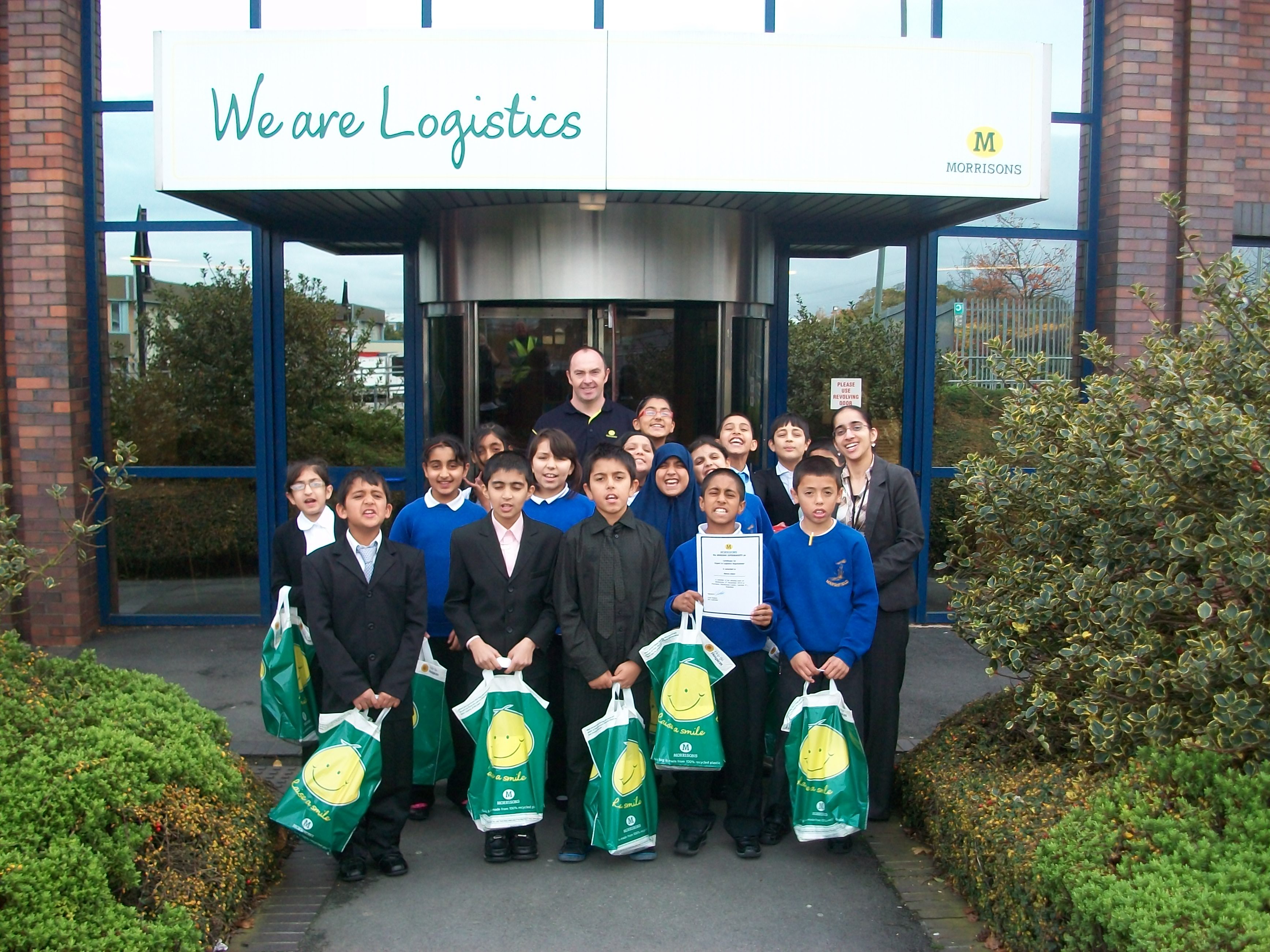 Enterprising Marshfield Meet Morrisons - News :: Bradford Schools Online